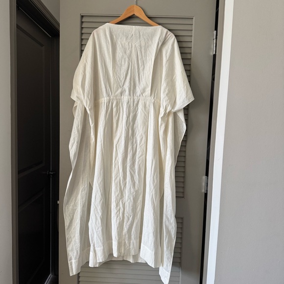 MM Lafleur | The Freedlund Caftan - Double-Faced Linen Dress ~ M - Picture 12 of 12